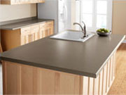 Countertop Painted in Taupe